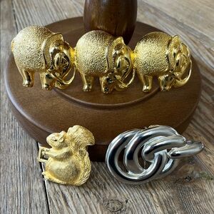 Assorted Metal Belt Buckles